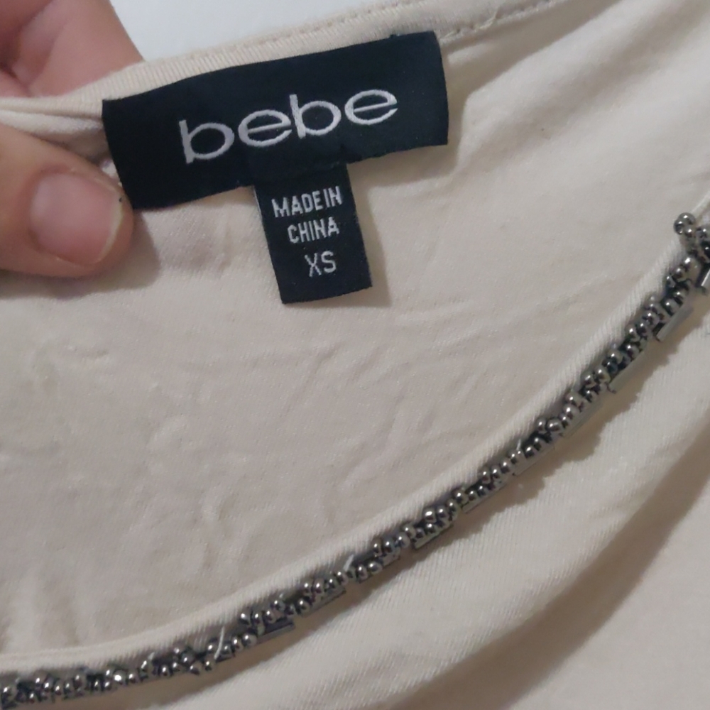 Off the shoulder cream shirt - Picture 3 of 5